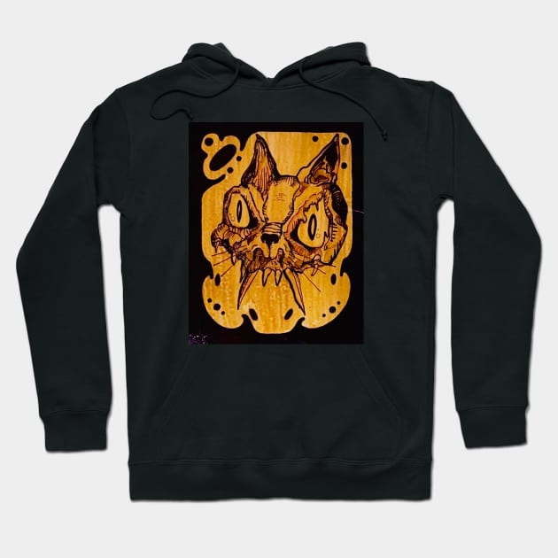 Demon Cat #4 Hoodie by Octo30